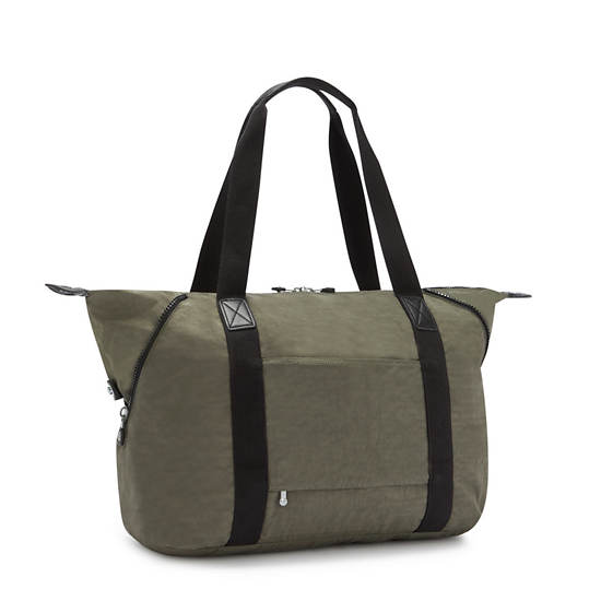 Kipling Art Medium Iconic Tote Tassen Groen | BE 1766MQ